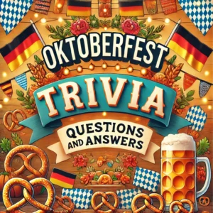 Oktoberfest-themed trivia quiz banner